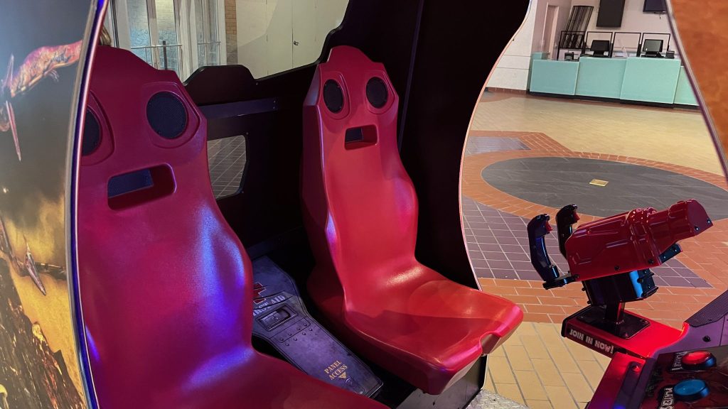 Gaming chair at a setup